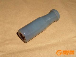 超精美清代老和田玉烟嘴儿